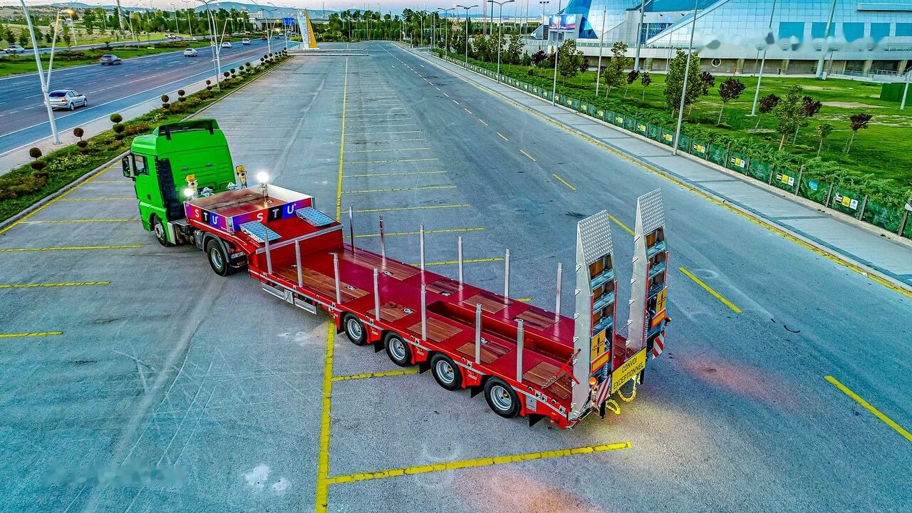 STU 4 Axle Extendable Lowbed Trailer - Επικαθήμενο με χαμηλό δάπεδο: φωτογραφία 2 STU 4 Axle Extendable Lowbed Trailer - Επικαθήμενο με χαμηλό δάπεδο: φωτογραφία 2