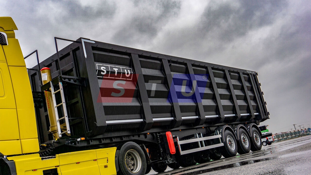 Νέα Επικαθήμενο ανατρεπόμενο STU 71m3 Tipper Trailer For Scrap Metal: φωτογραφία 8