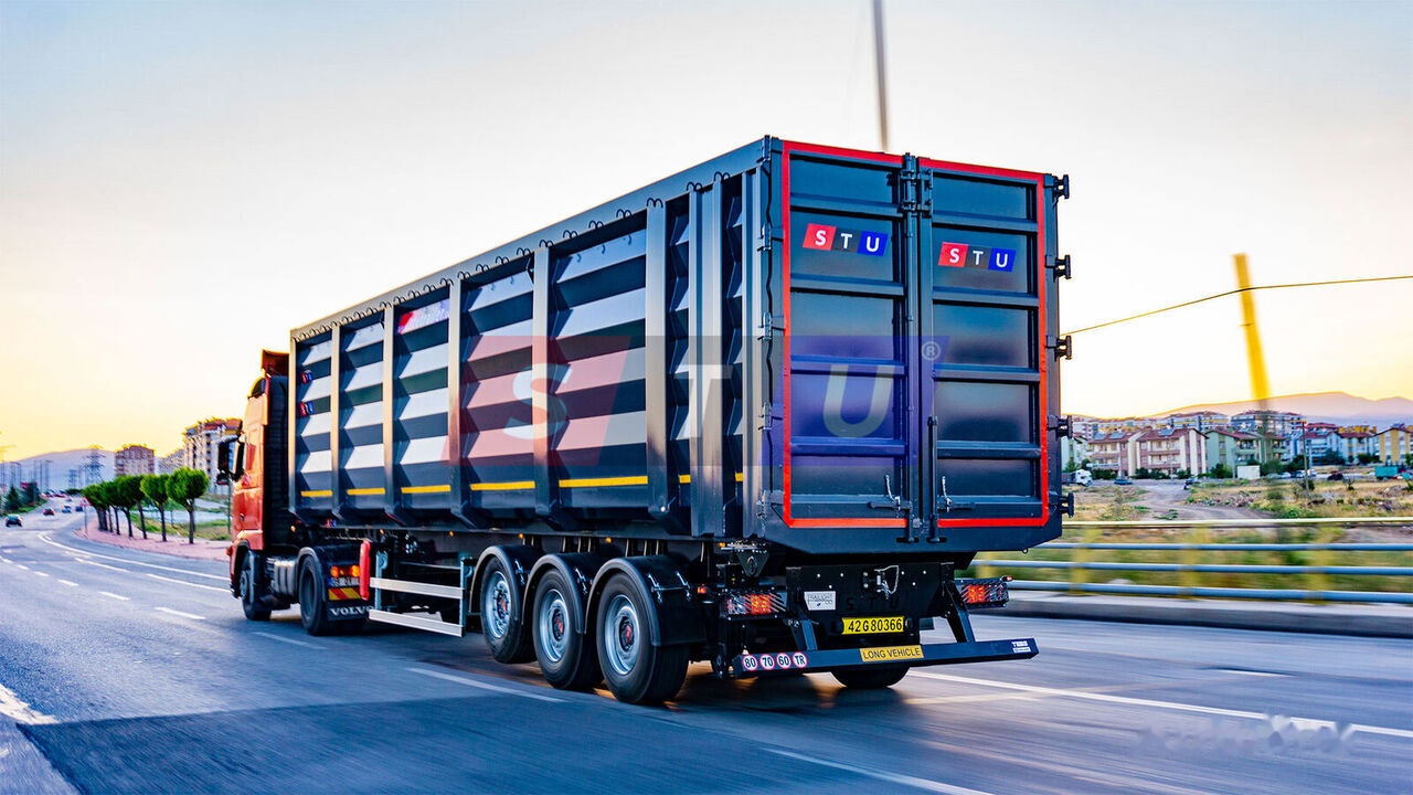 Νέα Επικαθήμενο ανατρεπόμενο STU 71m3 Tipper Trailer For Scrap Metal: φωτογραφία 10