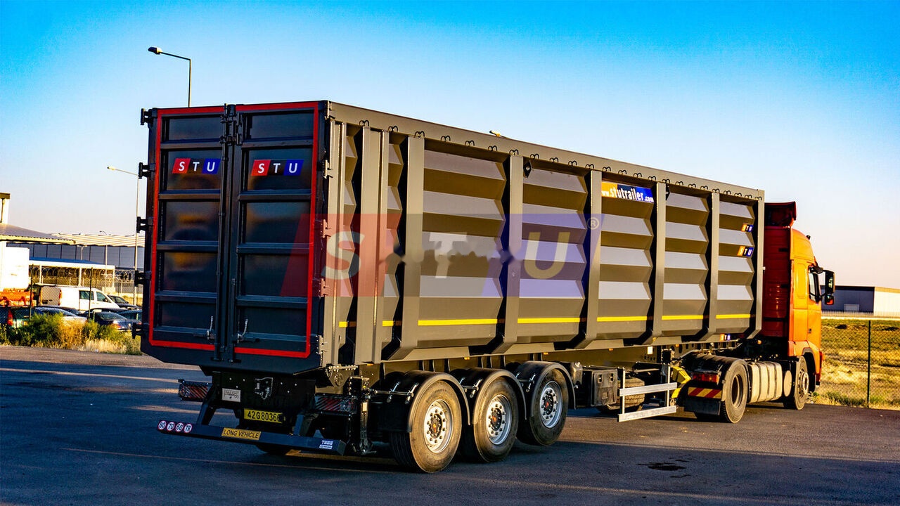 Νέα Επικαθήμενο ανατρεπόμενο STU 71m3 Tipper Trailer For Scrap Metal: φωτογραφία 23
