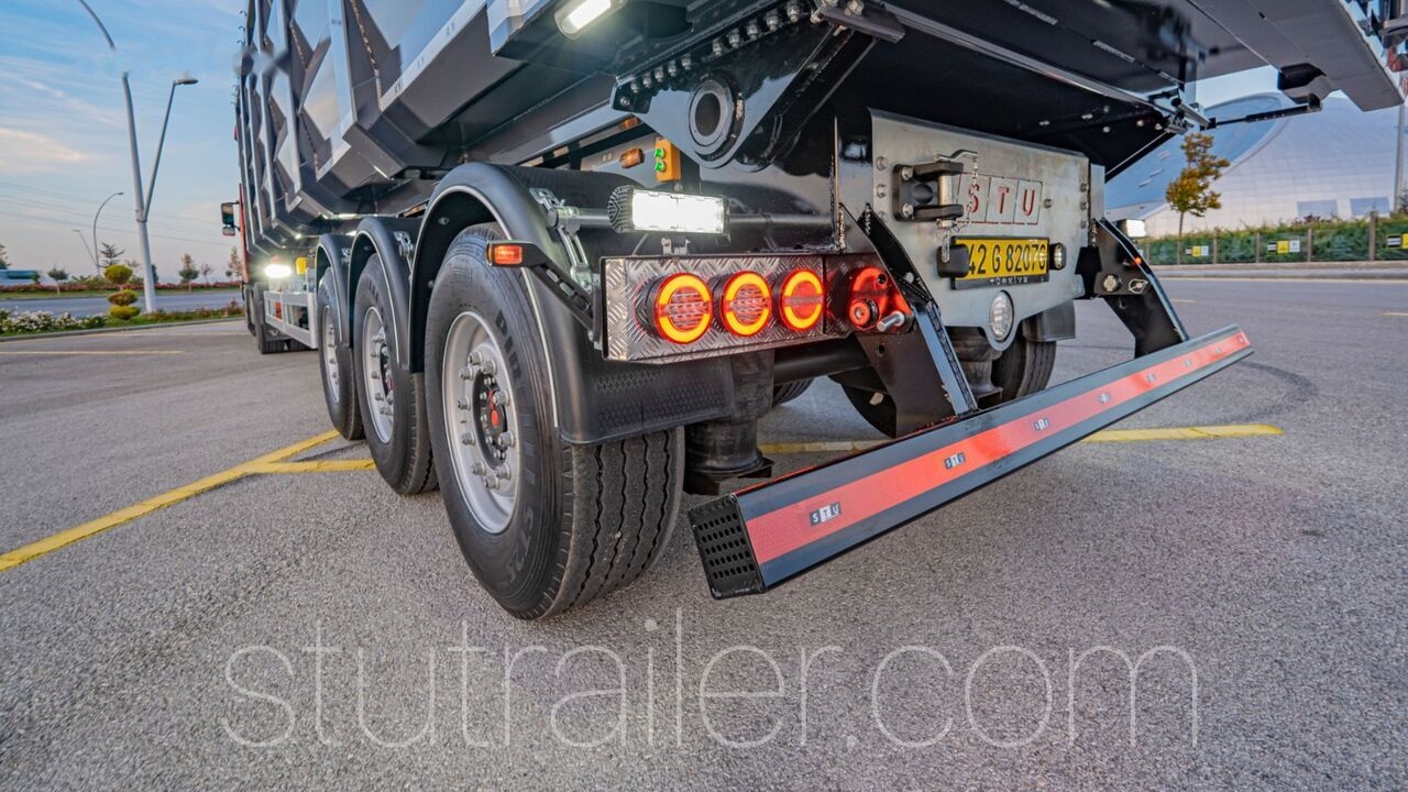 Νέα Επικαθήμενο ανατρεπόμενο STU 71m3 Tipper Trailer For Scrap Metal: φωτογραφία 27