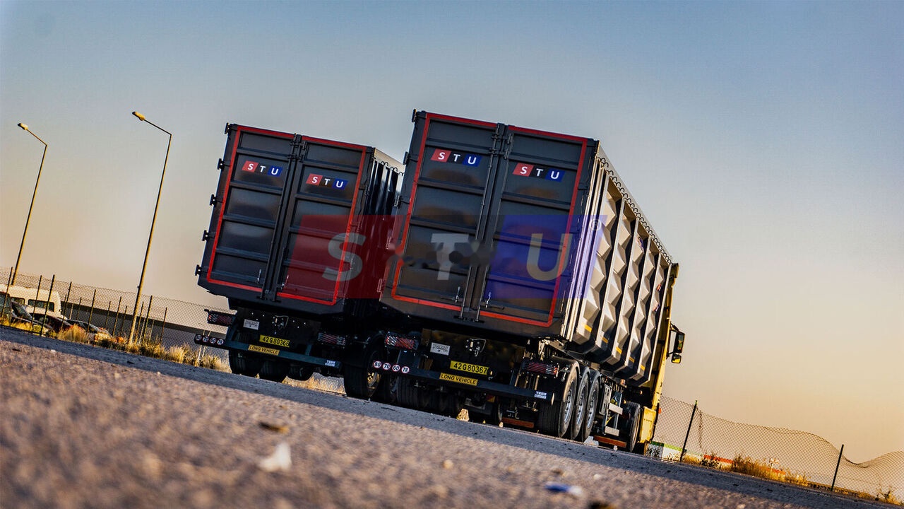 Νέα Επικαθήμενο ανατρεπόμενο STU 71m3 Tipper Trailer For Scrap Metal: φωτογραφία 12