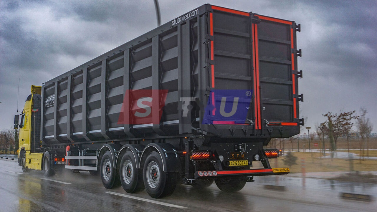 Νέα Επικαθήμενο ανατρεπόμενο STU 71m3 Tipper Trailer For Scrap Metal: φωτογραφία 19