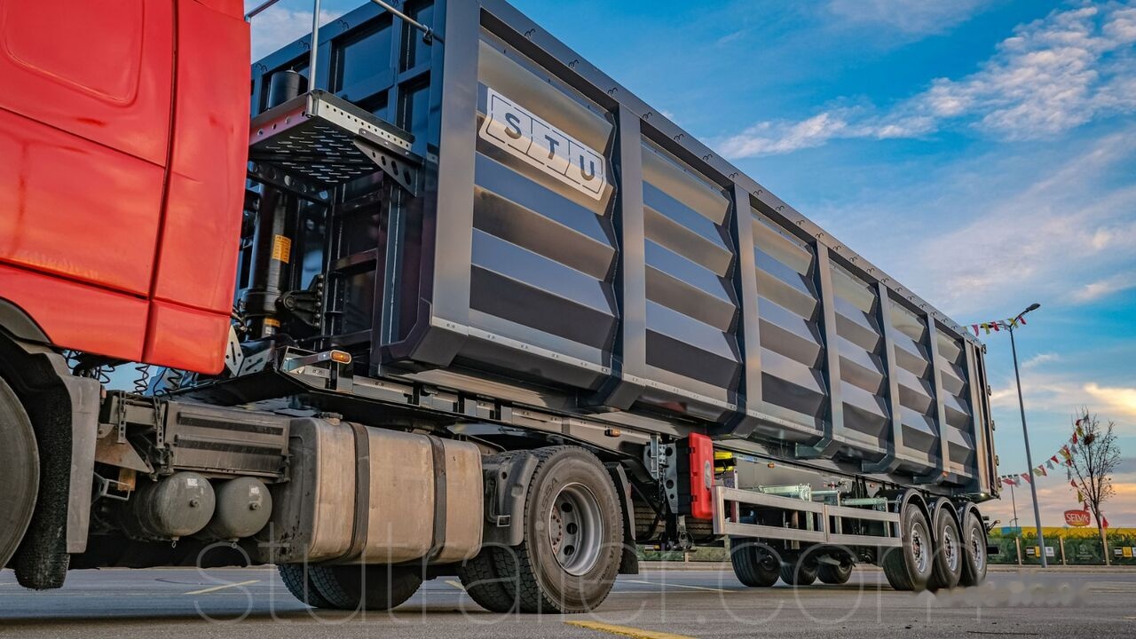 Νέα Επικαθήμενο ανατρεπόμενο STU 71m3 Tipper Trailer For Scrap Metal: φωτογραφία 9