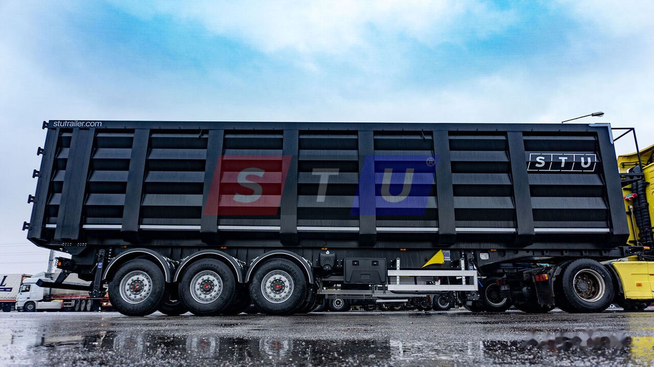 Νέα Επικαθήμενο ανατρεπόμενο STU 71m3 Tipper Trailer For Scrap Metal: φωτογραφία 18