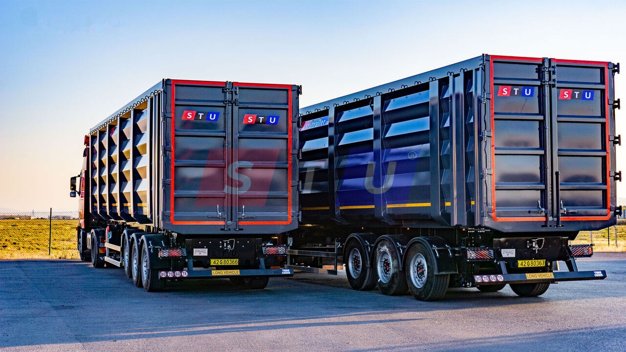 Νέα Επικαθήμενο ανατρεπόμενο STU 71m3 Tipper Trailer For Scrap Metal: φωτογραφία 24