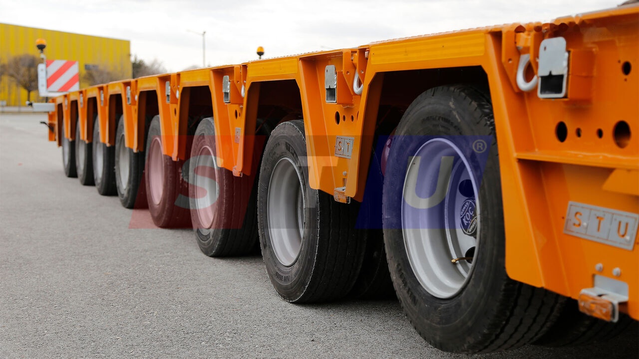STU 8 AXLE LOWBED- HYDRAULIC STEERING AXLES / 8 ESSİEUX SURBAISSES-E - Επικαθήμενο με χαμηλό δάπεδο: φωτογραφία 4 STU 8 AXLE LOWBED- HYDRAULIC STEERING AXLES / 8 ESSİEUX SURBAISSES-E - Επικαθήμενο με χαμηλό δάπεδο: φωτογραφία 4