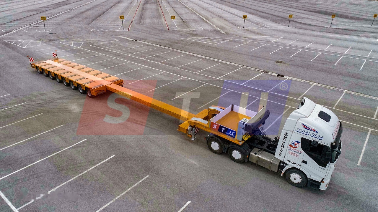 STU 8 AXLE LOWBED- HYDRAULIC STEERING AXLES / 8 ESSİEUX SURBAISSES-E - Επικαθήμενο με χαμηλό δάπεδο: φωτογραφία 3 STU 8 AXLE LOWBED- HYDRAULIC STEERING AXLES / 8 ESSİEUX SURBAISSES-E - Επικαθήμενο με χαμηλό δάπεδο: φωτογραφία 3