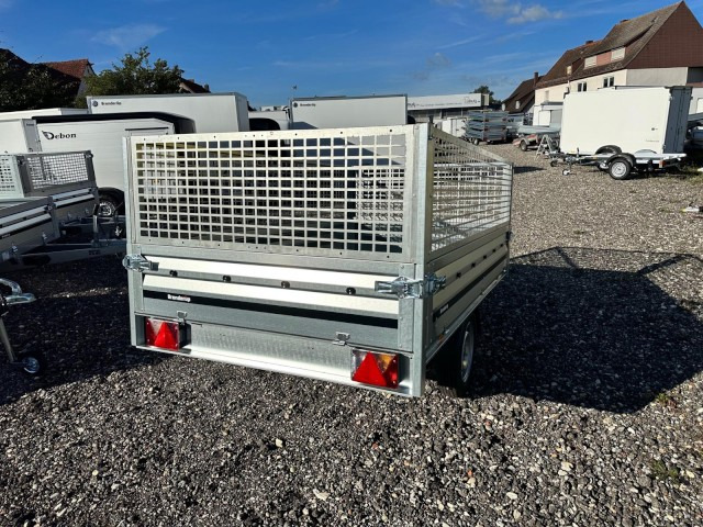 Brenderup 3251S UB 750 kg, Hochlader mit Laubgitter, 2500x1420x350mm, 100 km/h - Ρυμούλκες αυτοκίνητο: φωτογραφία 4 Brenderup 3251S UB 750 kg, Hochlader mit Laubgitter, 2500x1420x350mm, 100 km/h - Ρυμούλκες αυτοκίνητο: φωτογραφία 4