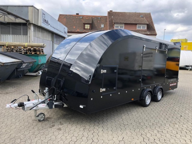 Brian James Race Transporter 4, schwarz 100 km/h RT4 384-1060, 5500 x 2120 mm, 3,5 to. - Ρυμούλκα αυτοκινητάμαξα: φωτογραφία 4 Brian James Race Transporter 4, schwarz 100 km/h RT4 384-1060, 5500 x 2120 mm, 3,5 to. - Ρυμούλκα αυτοκινητάμαξα: φωτογραφία 4