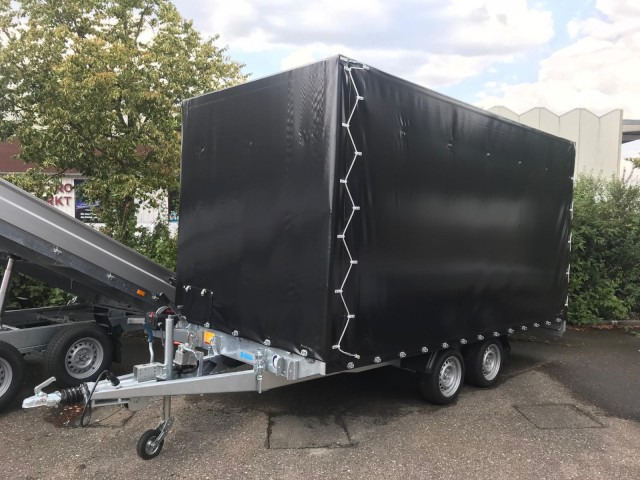 Hapert Indigo HT-2 Transporter 4050 x 2000 mm, 3,0 to. Rampe, mit Hochplane 200 cm - Ρυμούλκες αυτοκίνητο: φωτογραφία 1 Hapert Indigo HT-2 Transporter 4050 x 2000 mm, 3,0 to. Rampe, mit Hochplane 200 cm - Ρυμούλκες αυτοκίνητο: φωτογραφία 1