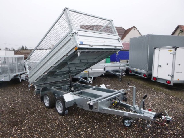 Humbaur 3-Seitenkipper HTK 3000.31 Alu, mit Laubgitteraufsatz, 3140 x 1750 x 350 mm, 3,0 to. - Ρυμούλκα ανατρεπόμενο: φωτογραφία 1 Humbaur 3-Seitenkipper HTK 3000.31 Alu, mit Laubgitteraufsatz, 3140 x 1750 x 350 mm, 3,0 to. - Ρυμούλκα ανατρεπόμενο: φωτογραφία 1
