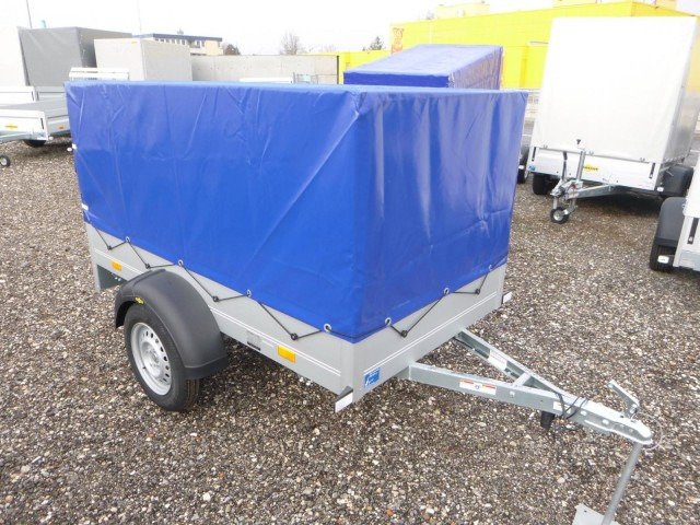 Humbaur Startrailer H 752010 mit Hochplane 750 kg 2050x1095x300mm - Ρυμούλκες αυτοκίνητο: φωτογραφία 1 Humbaur Startrailer H 752010 mit Hochplane 750 kg 2050x1095x300mm - Ρυμούλκες αυτοκίνητο: φωτογραφία 1