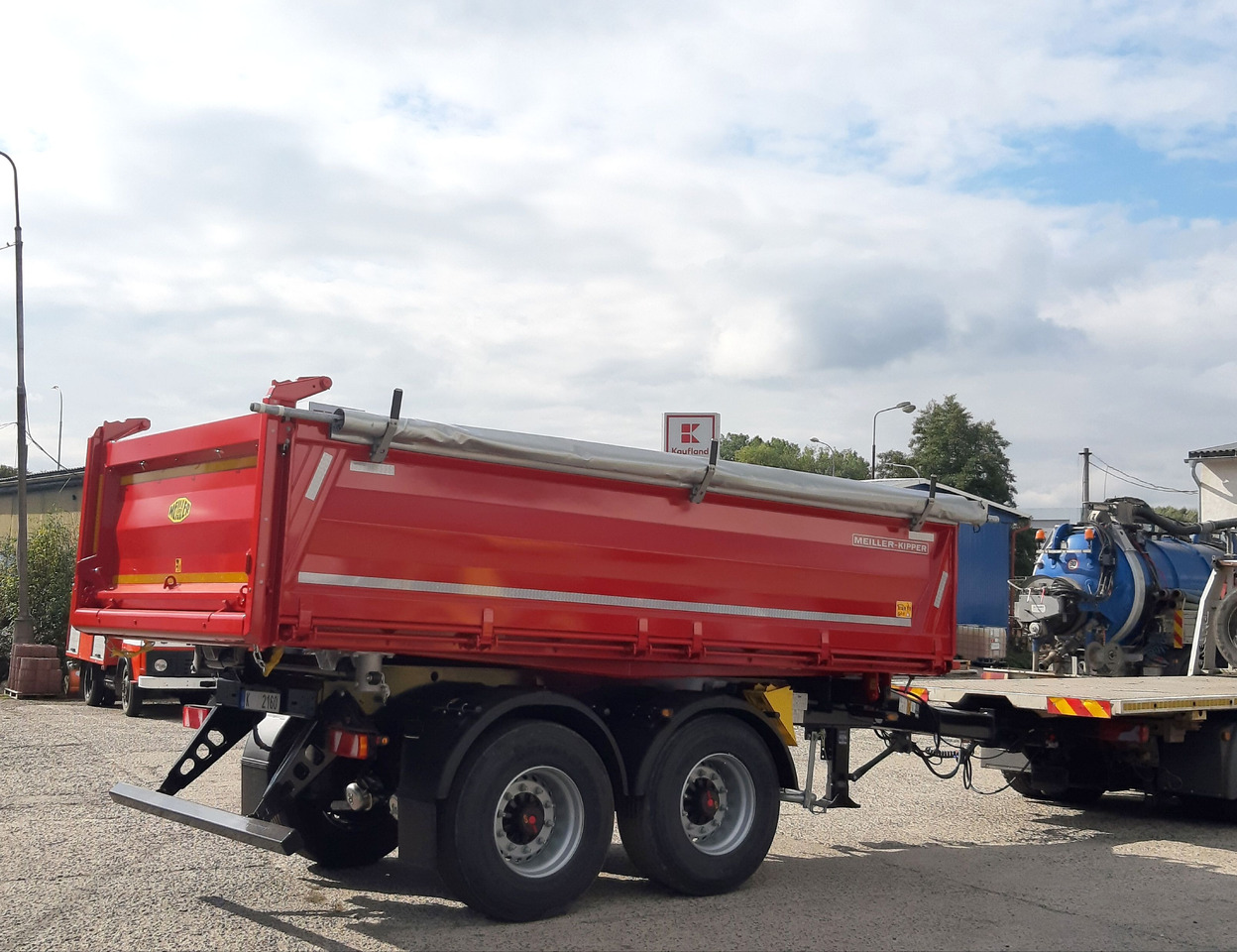 Νέα Ρυμούλκα ανατρεπόμενο MEILLER MZDA 1822 M / Y / ZVEDACÍ NÁPRAVA * LIFTACHSE / PLACHTA * PLANE / WABCO SmartBoard: φωτογραφία 9