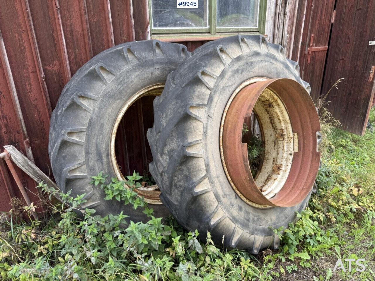 2 tractor tires with rims and rings - Πλήρης τροχός για Τρακτέρ: φωτογραφία 1 2 tractor tires with rims and rings - Πλήρης τροχός για Τρακτέρ: φωτογραφία 1