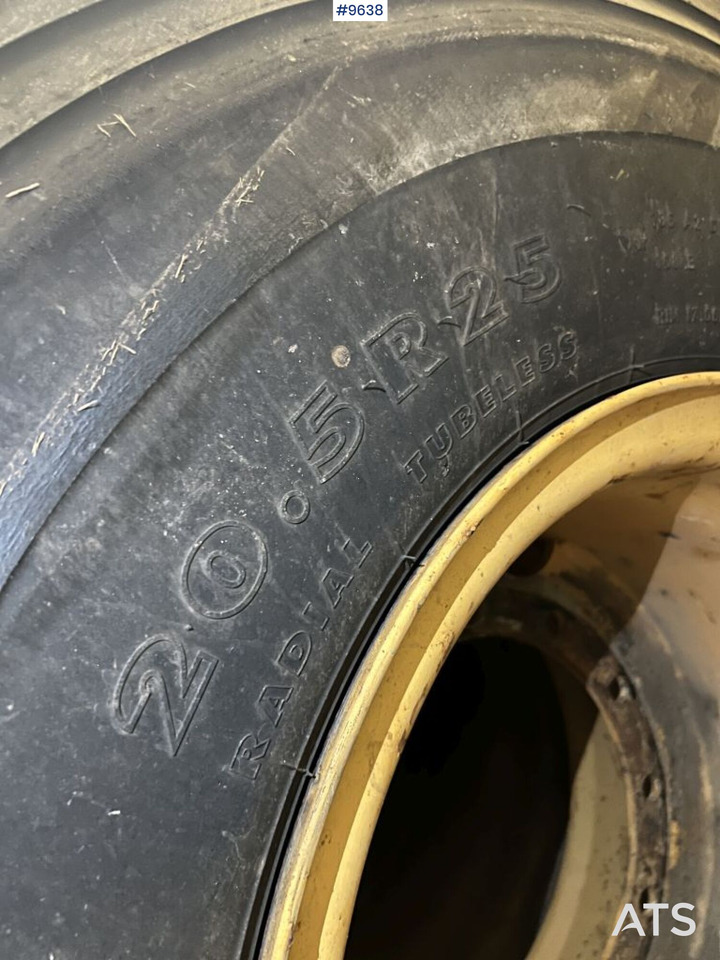 4 Nokian 20.5R25 tires on rims - Πλήρης τροχός για Κατασκευή μηχανήματα: φωτογραφία 4 4 Nokian 20.5R25 tires on rims - Πλήρης τροχός για Κατασκευή μηχανήματα: φωτογραφία 4