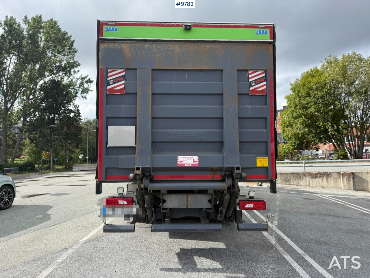 Φορτηγό κόφα Box truck Scania P280 gas-powered: φωτογραφία 8