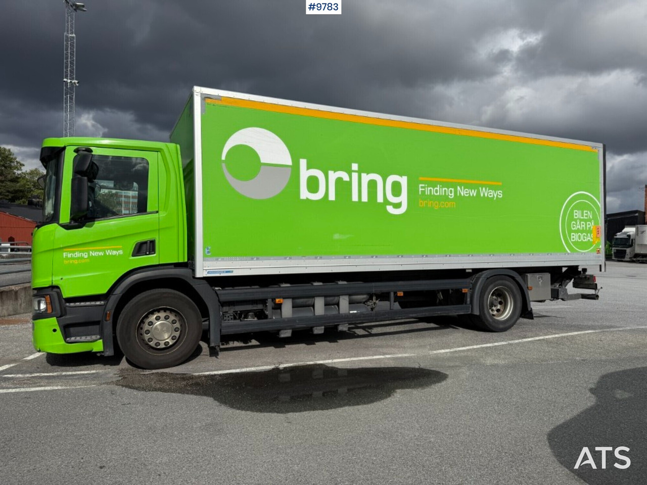 Φορτηγό κόφα Box truck Scania P280 gas-powered: φωτογραφία 7