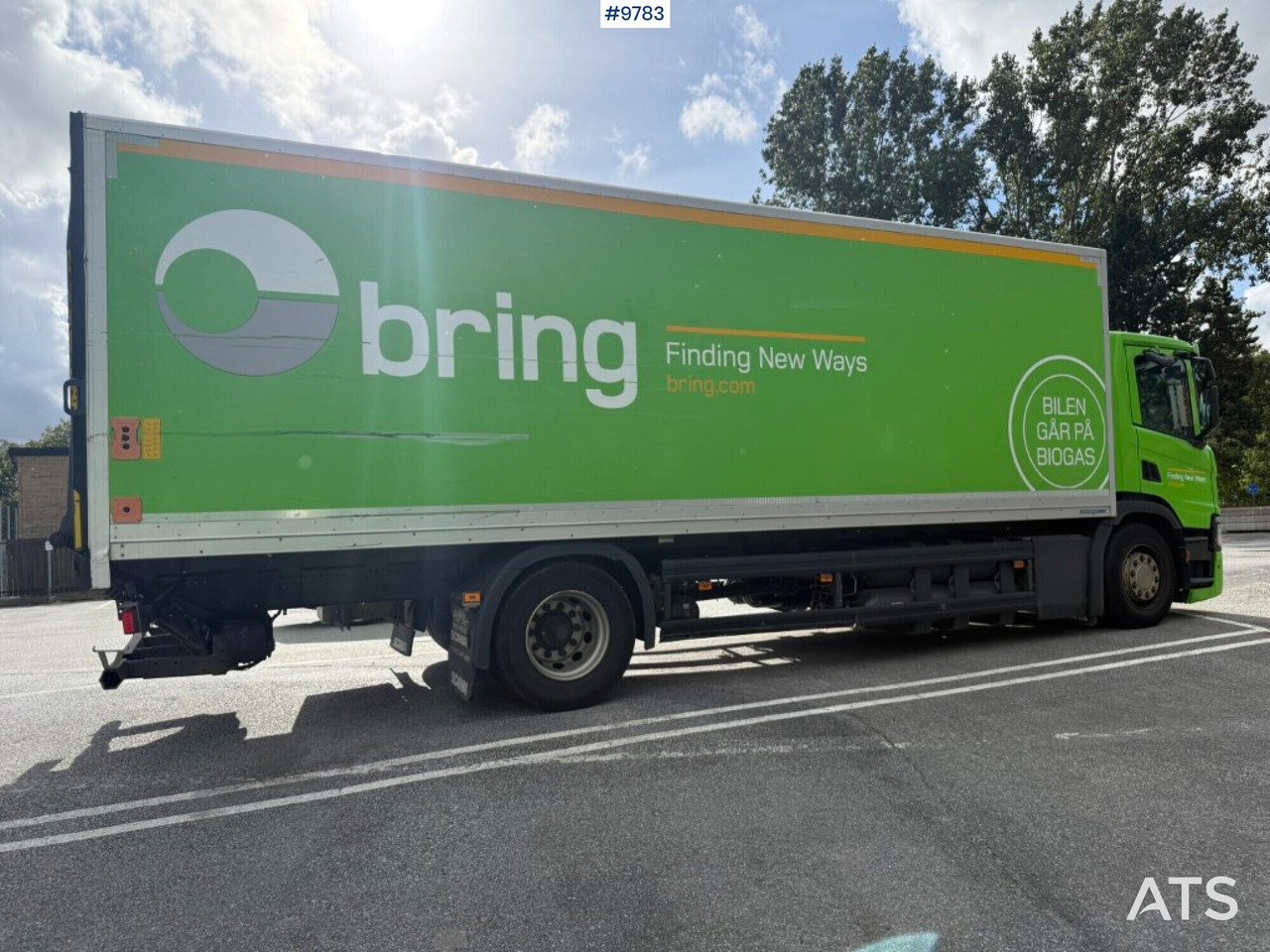 Φορτηγό κόφα Box truck Scania P280 gas-powered: φωτογραφία 9