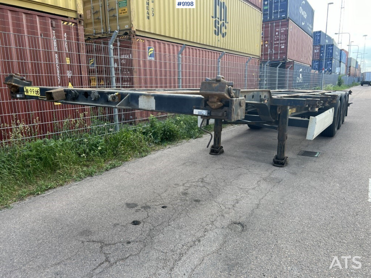 Container chassi - Krone SD - Επικαθήμενο μεταφοράς εμπορευματοκιβωτίων/ Κινητό αμάξωμα: φωτογραφία 1 Container chassi - Krone SD - Επικαθήμενο μεταφοράς εμπορευματοκιβωτίων/ Κινητό αμάξωμα: φωτογραφία 1