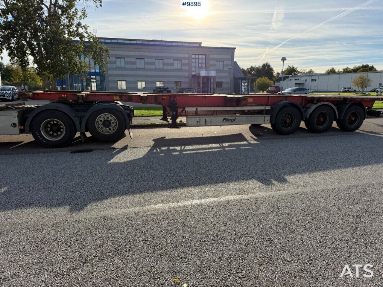 Container chassis Fliegl SDS 400 - Επικαθήμενο μεταφοράς εμπορευματοκιβωτίων/ Κινητό αμάξωμα: φωτογραφία 3 Container chassis Fliegl SDS 400 - Επικαθήμενο μεταφοράς εμπορευματοκιβωτίων/ Κινητό αμάξωμα: φωτογραφία 3