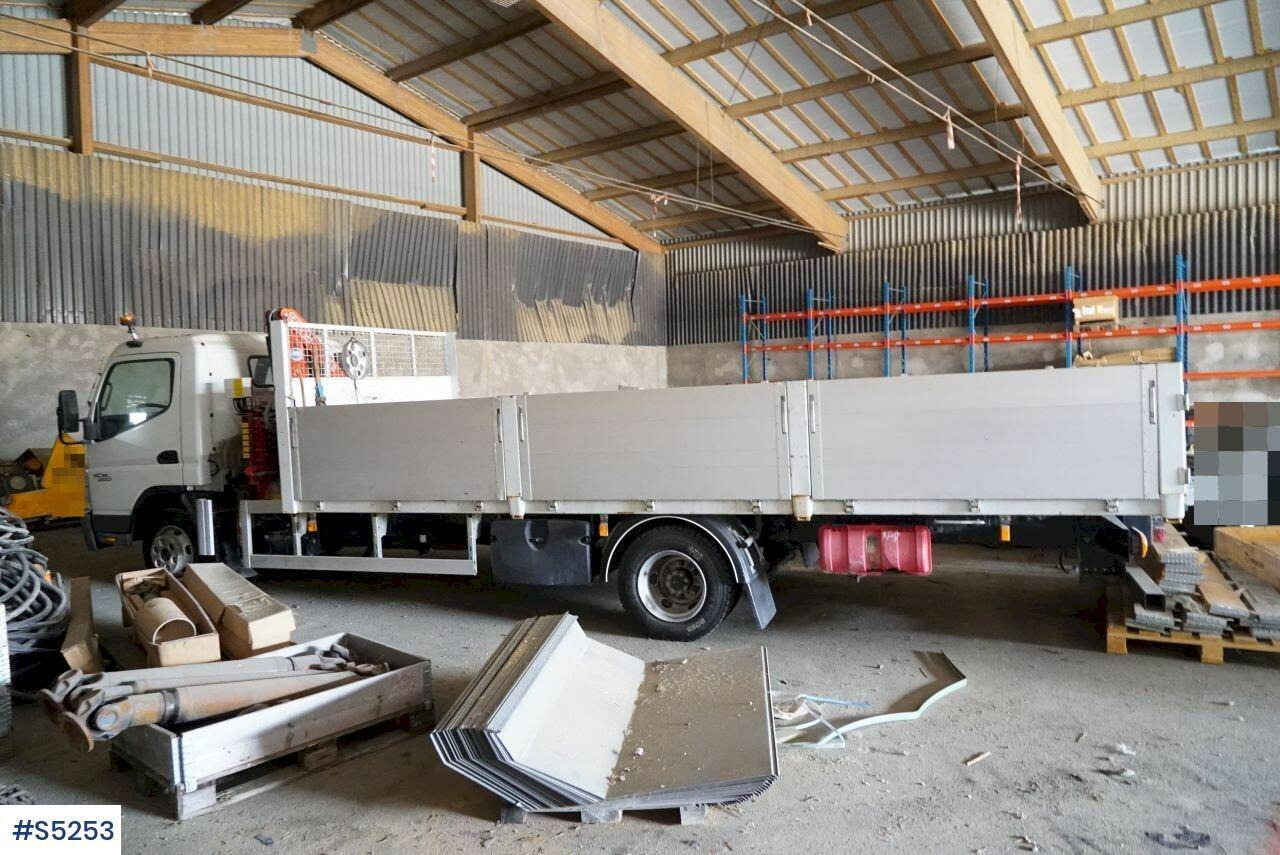 Crane truck with flat Mitsubishi Canter 7C15 - Φορτηγό με γερανό: φωτογραφία 2 Crane truck with flat Mitsubishi Canter 7C15 - Φορτηγό με γερανό: φωτογραφία 2