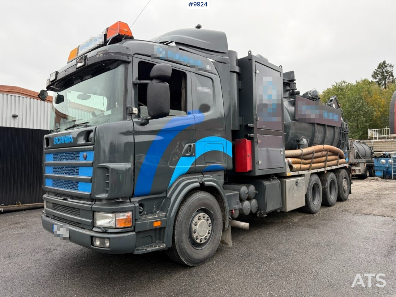 Dry vacuum loader Scania R114 8x4 - Όχημα εκκένωσης βόθρων: φωτογραφία 3 Dry vacuum loader Scania R114 8x4 - Όχημα εκκένωσης βόθρων: φωτογραφία 3