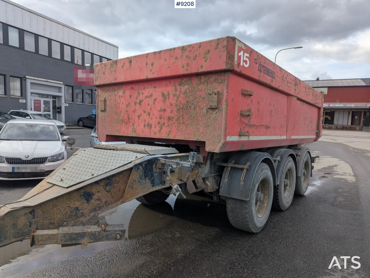 Dump / dozer truck Mercedes Benz Arocs 3251 8X4 with tipper wagon - Φορτηγό ανατρεπόμενο: φωτογραφία 4 Dump / dozer truck Mercedes Benz Arocs 3251 8X4 with tipper wagon - Φορτηγό ανατρεπόμενο: φωτογραφία 4