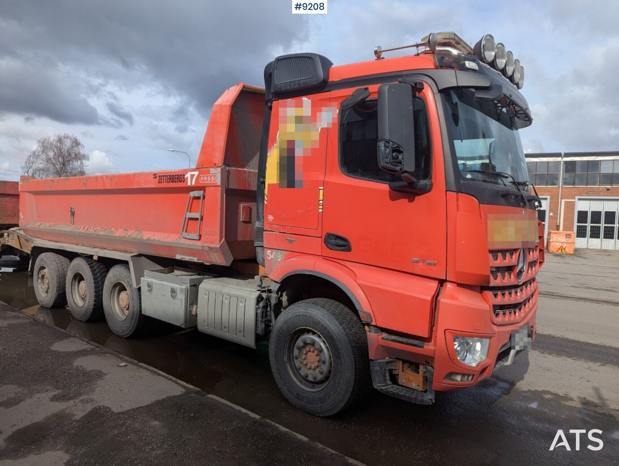Dump / dozer truck Mercedes Benz Arocs 3251 8X4 with tipper wagon - Φορτηγό ανατρεπόμενο: φωτογραφία 2 Dump / dozer truck Mercedes Benz Arocs 3251 8X4 with tipper wagon - Φορτηγό ανατρεπόμενο: φωτογραφία 2