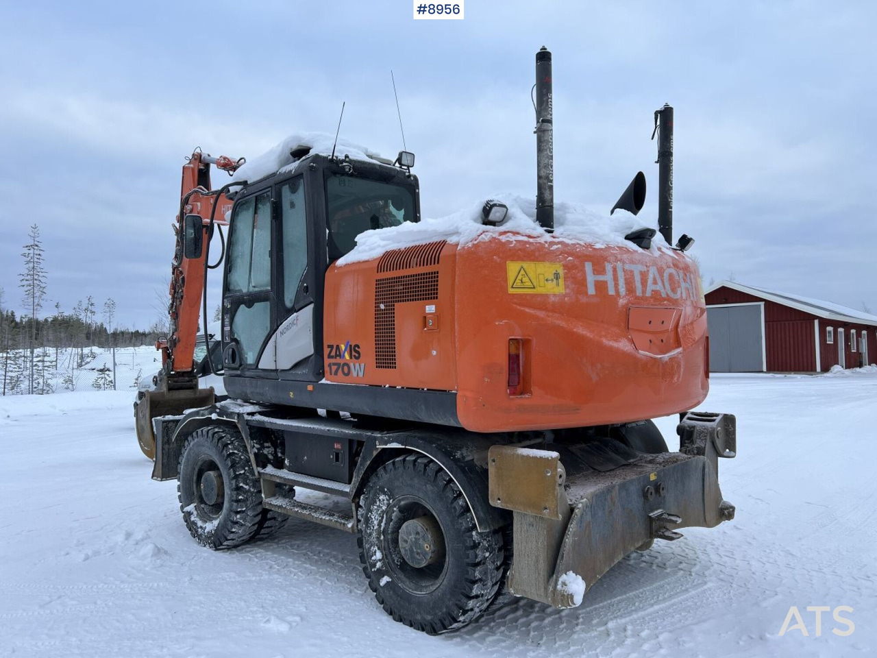 Hitachi ZX 170 W Wheeled excavator with tipper wagon and attachments - Τροχοφόρος εκσκαφέας: φωτογραφία 4 Hitachi ZX 170 W Wheeled excavator with tipper wagon and attachments - Τροχοφόρος εκσκαφέας: φωτογραφία 4
