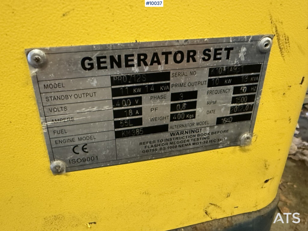Power Plant Generator Set PRO Z12S - Βιομηχανική γεννήτρια: φωτογραφία 4 Power Plant Generator Set PRO Z12S - Βιομηχανική γεννήτρια: φωτογραφία 4