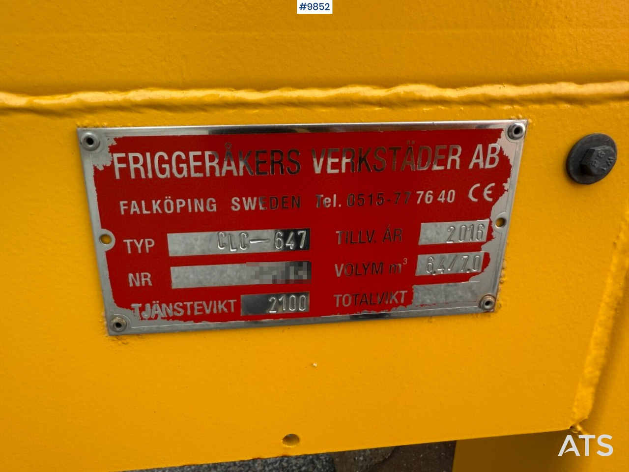 Salt spreader Falköping CLC-647 - Αλατιέρα: φωτογραφία 5 Salt spreader Falköping CLC-647 - Αλατιέρα: φωτογραφία 5