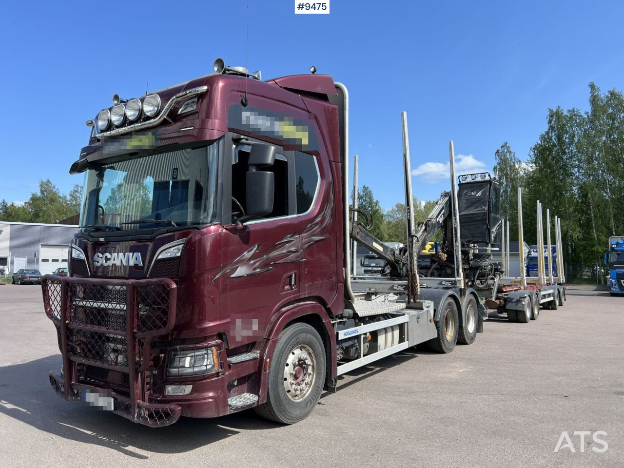 Scania R580 Timmerbil med kran och släp, Timmerekipage - Φορτηγό ξυλείας: φωτογραφία 1 Scania R580 Timmerbil med kran och släp, Timmerekipage - Φορτηγό ξυλείας: φωτογραφία 1