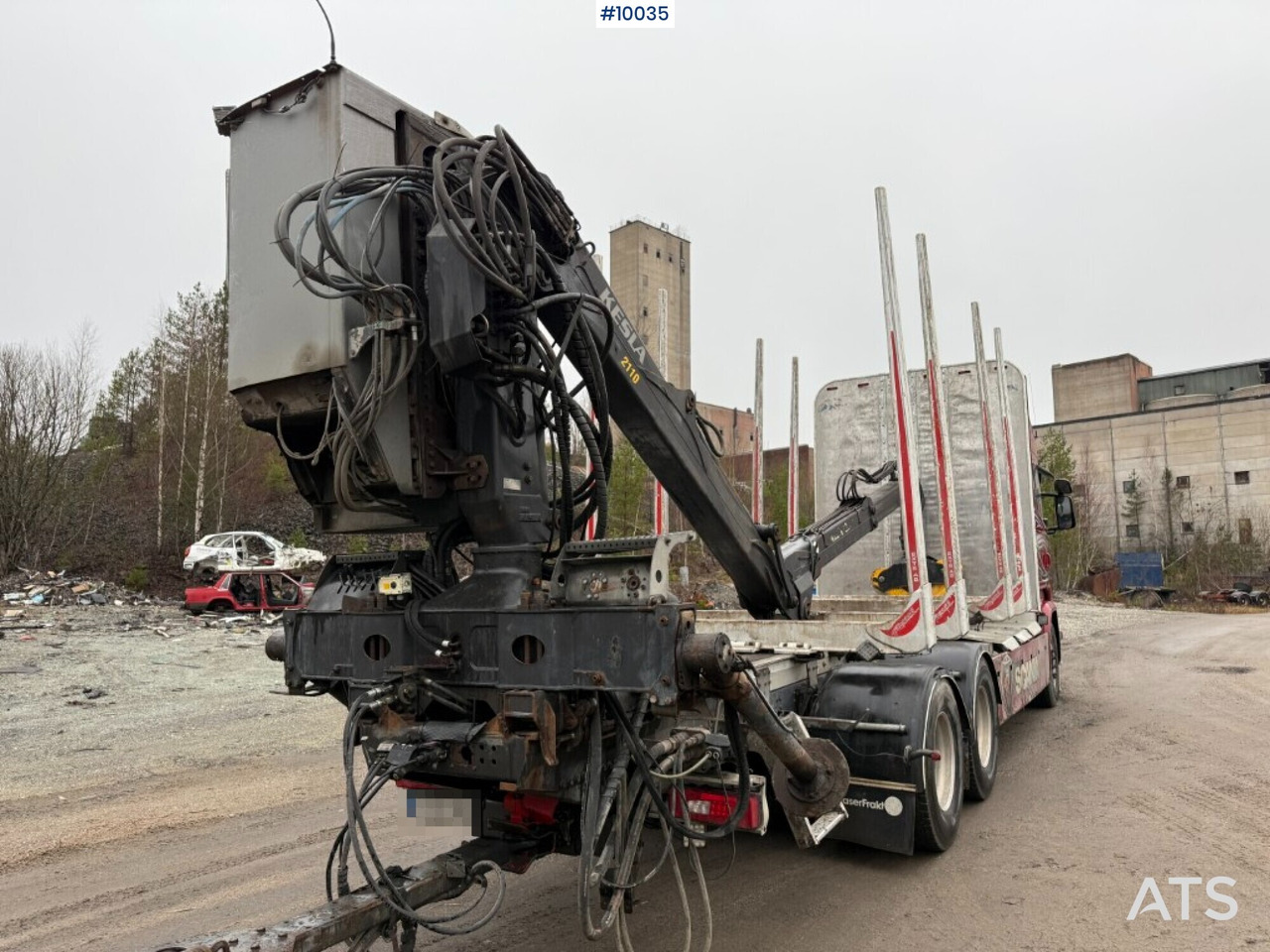 Scania R730 timber truck with crane and trailer (VIDEO) - Φορτηγό ξυλείας, Φορτηγό με γερανό: φωτογραφία 5 Scania R730 timber truck with crane and trailer (VIDEO) - Φορτηγό ξυλείας, Φορτηγό με γερανό: φωτογραφία 5