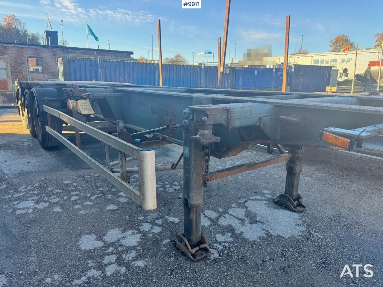 Schweriner CS40 container chassis. - Επικαθήμενο σασί: φωτογραφία 5 Schweriner CS40 container chassis. - Επικαθήμενο σασί: φωτογραφία 5