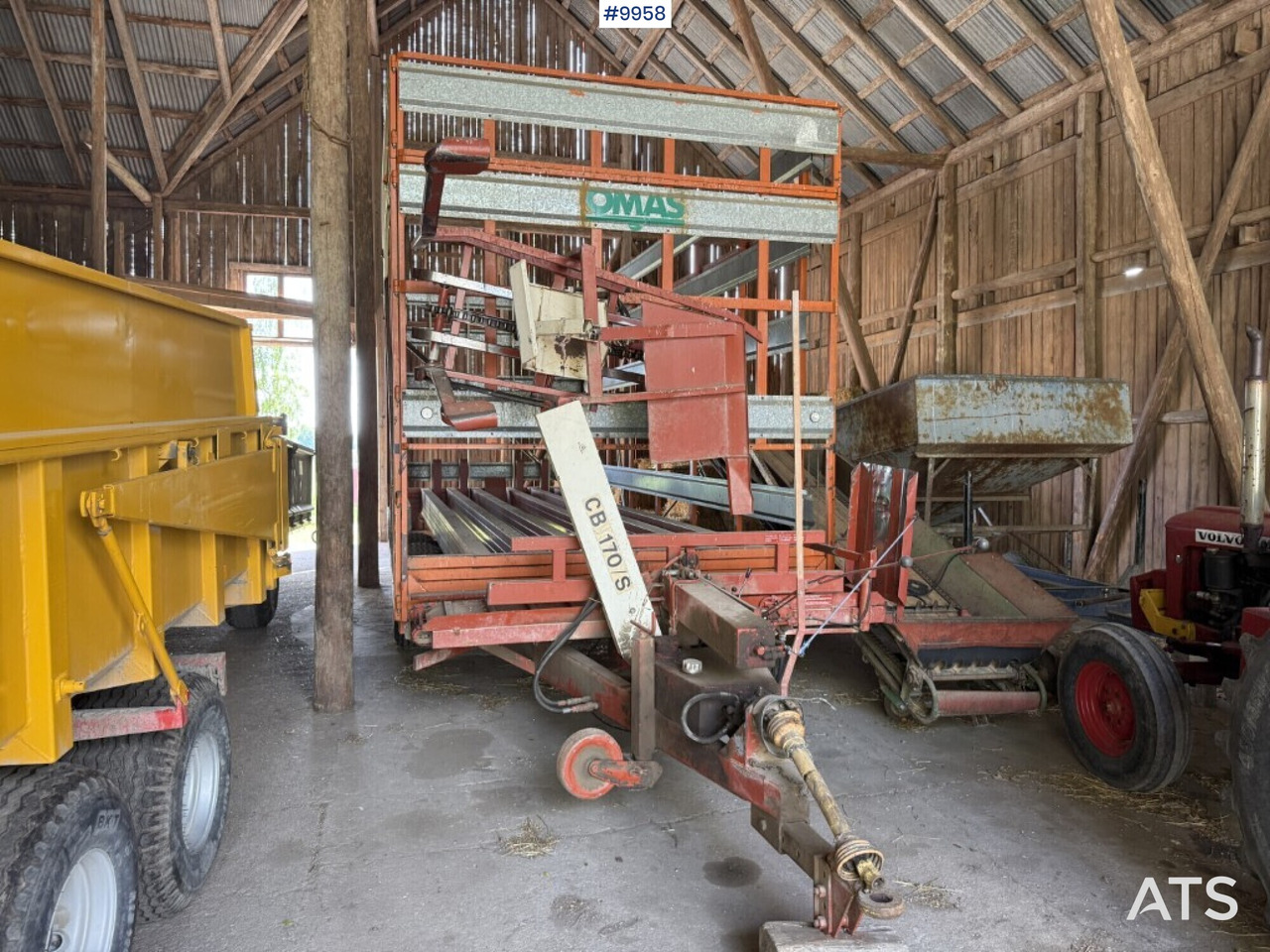 Self-loading trailer small bale Omas CB170 S - Μηχανήματα ενσίρωσης, Τρέιλερ: φωτογραφία 2 Self-loading trailer small bale Omas CB170 S - Μηχανήματα ενσίρωσης, Τρέιλερ: φωτογραφία 2