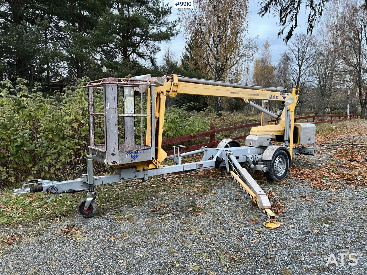 Skylift - Omme Mini-12 - Καλαθοφόρο σε τρέιλερ: φωτογραφία 1 Skylift - Omme Mini-12 - Καλαθοφόρο σε τρέιλερ: φωτογραφία 1