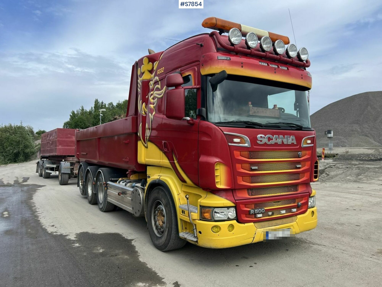 Tipper Truck Scania R500 with side tipper and ORY T 10 Tipper trailer - Φορτηγό ανατρεπόμενο, Ρυμούλκα ανατρεπόμενο: φωτογραφία 2 Tipper Truck Scania R500 with side tipper and ORY T 10 Tipper trailer - Φορτηγό ανατρεπόμενο, Ρυμούλκα ανατρεπόμενο: φωτογραφία 2