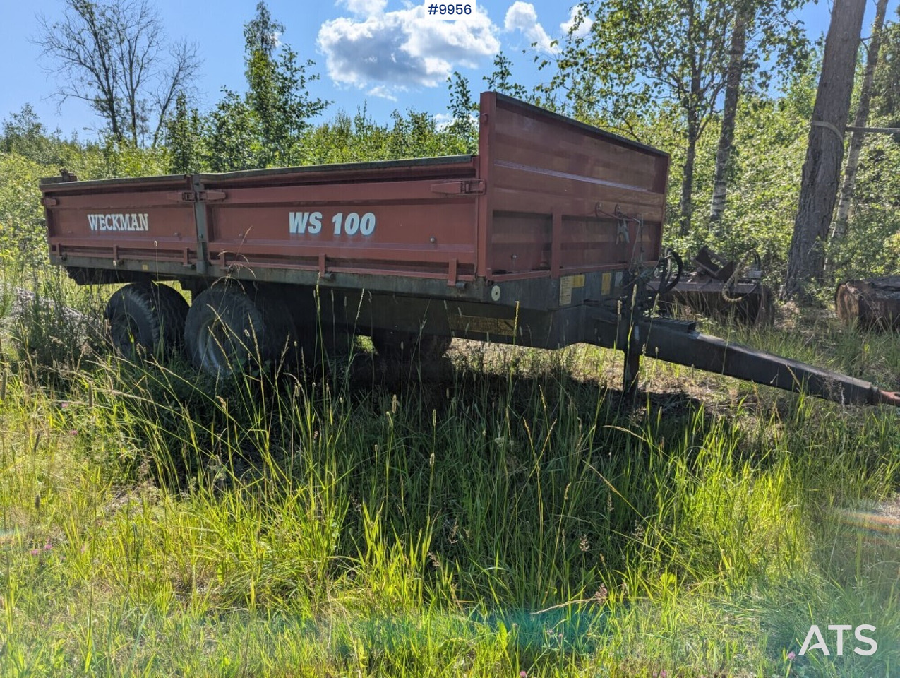 Tipper Weckman WS100 - Ρυμούλκα ανατρεπόμενο: φωτογραφία 5 Tipper Weckman WS100 - Ρυμούλκα ανατρεπόμενο: φωτογραφία 5