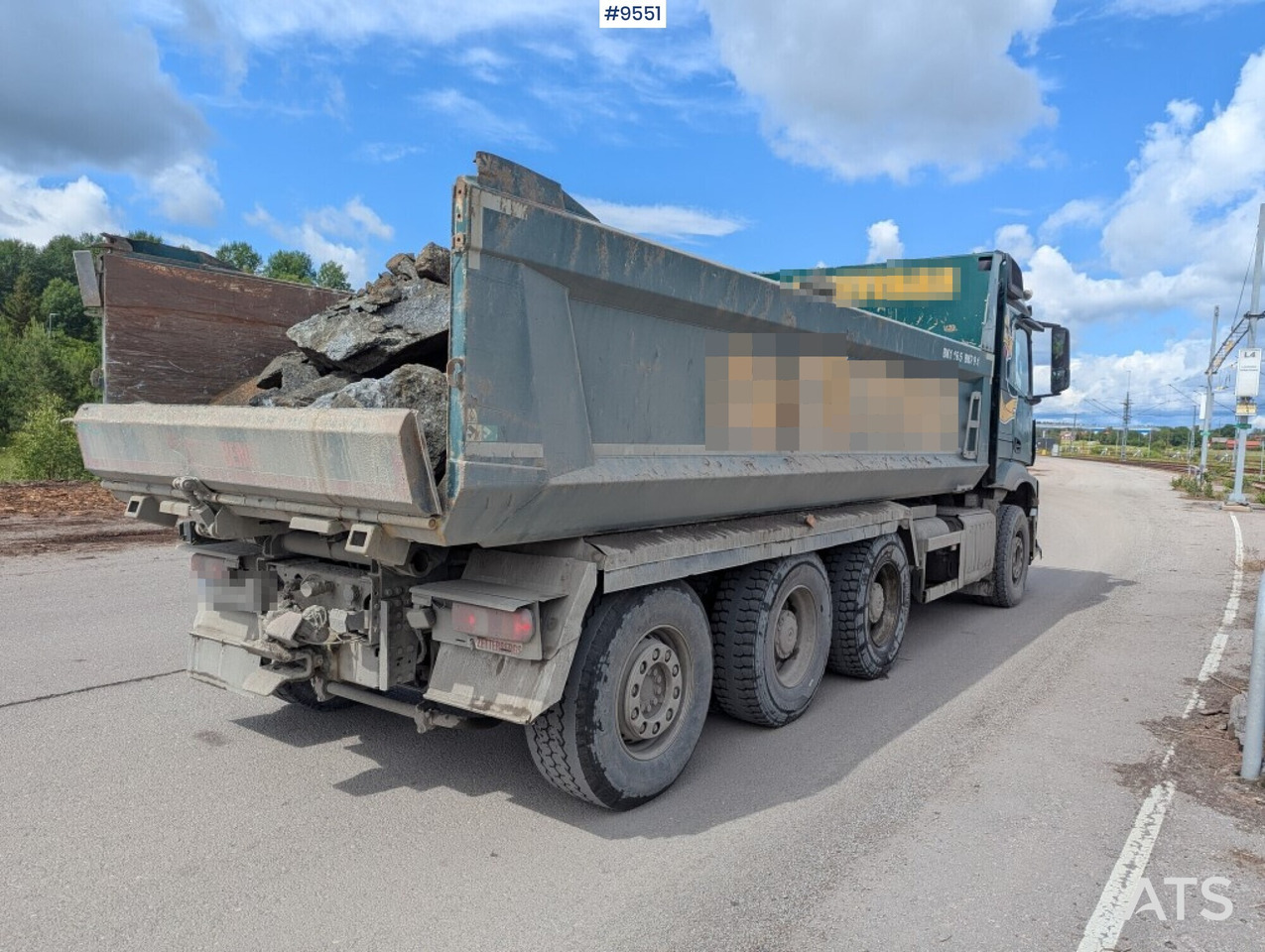 Tipper truck Mercedes Benz Arocs 3253 with Zetterberg flatbed - Φορτηγό ανατρεπόμενο: φωτογραφία 5 Tipper truck Mercedes Benz Arocs 3253 with Zetterberg flatbed - Φορτηγό ανατρεπόμενο: φωτογραφία 5