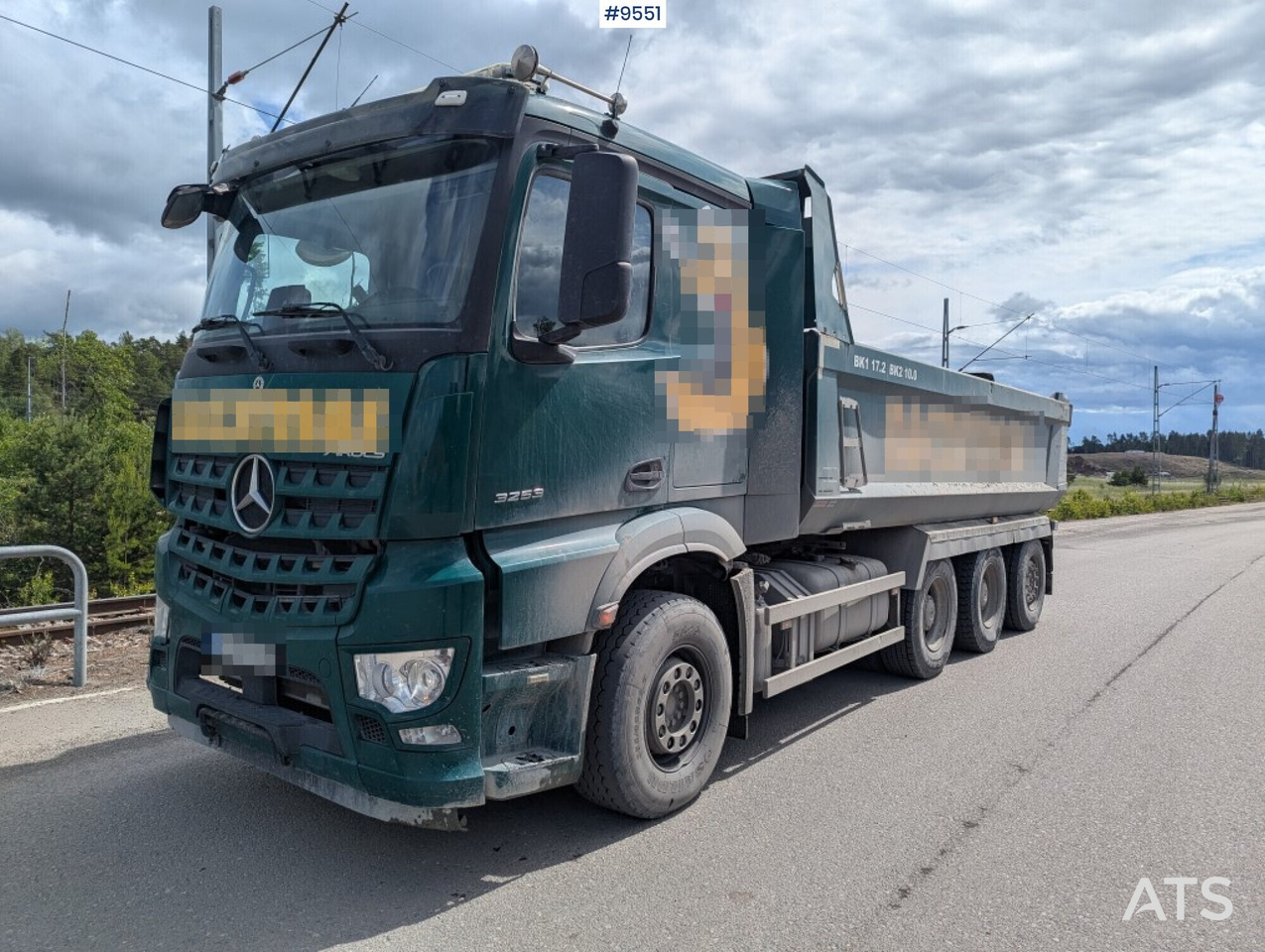 Tipper truck Mercedes Benz Arocs 3253 with Zetterberg flatbed - Φορτηγό ανατρεπόμενο: φωτογραφία 1 Tipper truck Mercedes Benz Arocs 3253 with Zetterberg flatbed - Φορτηγό ανατρεπόμενο: φωτογραφία 1