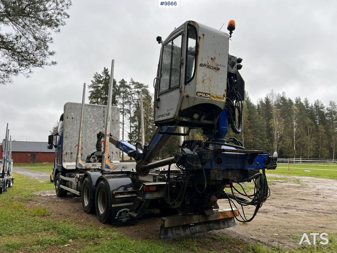 Volvo FH D13 Timber truck with Palfinger M110 crane - Φορτηγό ξυλείας: φωτογραφία 5 Volvo FH D13 Timber truck with Palfinger M110 crane - Φορτηγό ξυλείας: φωτογραφία 5