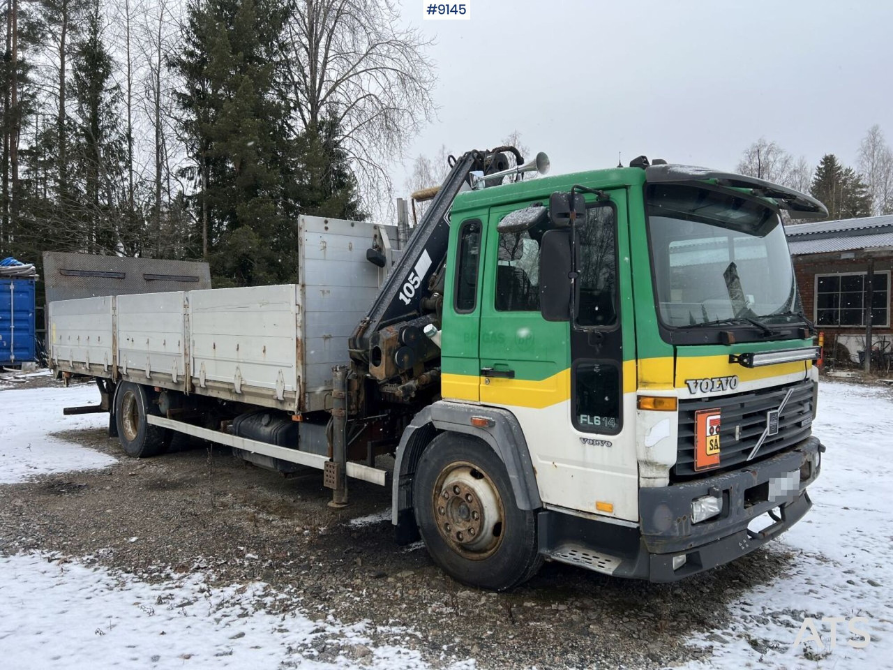 Volvo FL614 4x2 Förlängd med HIAB 105-3 - Φορτηγό με γερανό: φωτογραφία 2 Volvo FL614 4x2 Förlängd med HIAB 105-3 - Φορτηγό με γερανό: φωτογραφία 2