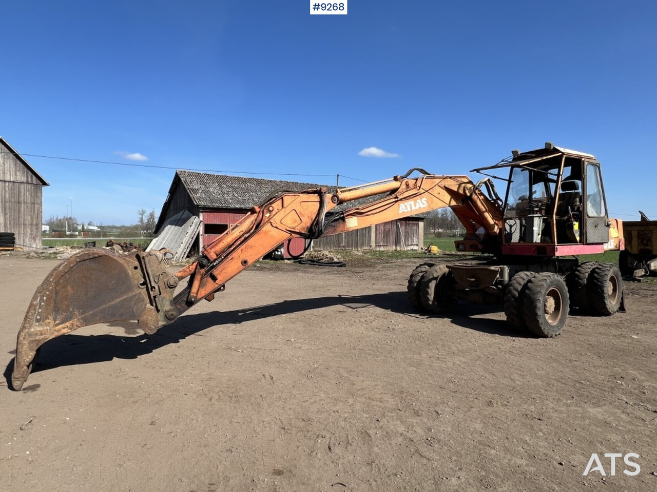 Wheel excavator Atlas 1302E - Rep object - Τροχοφόρος εκσκαφέας: φωτογραφία 1 Wheel excavator Atlas 1302E - Rep object - Τροχοφόρος εκσκαφέας: φωτογραφία 1