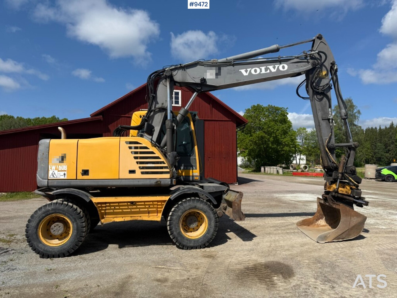 Wheel excavator Volvo EW160B, Tiltrotator - Τροχοφόρος εκσκαφέας: φωτογραφία 2 Wheel excavator Volvo EW160B, Tiltrotator - Τροχοφόρος εκσκαφέας: φωτογραφία 2