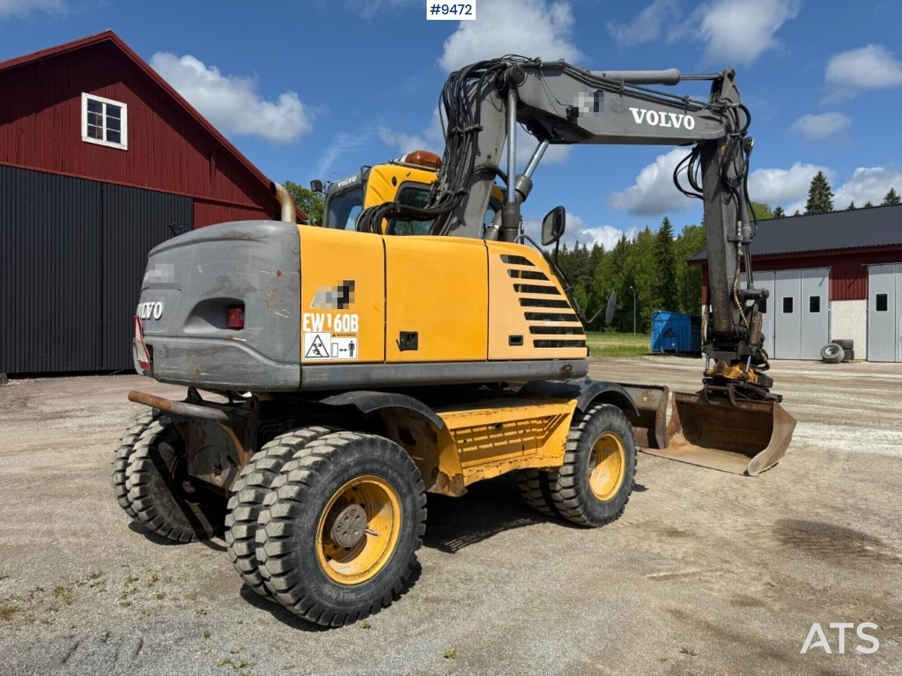 Wheel excavator Volvo EW160B, Tiltrotator - Τροχοφόρος εκσκαφέας: φωτογραφία 3 Wheel excavator Volvo EW160B, Tiltrotator - Τροχοφόρος εκσκαφέας: φωτογραφία 3