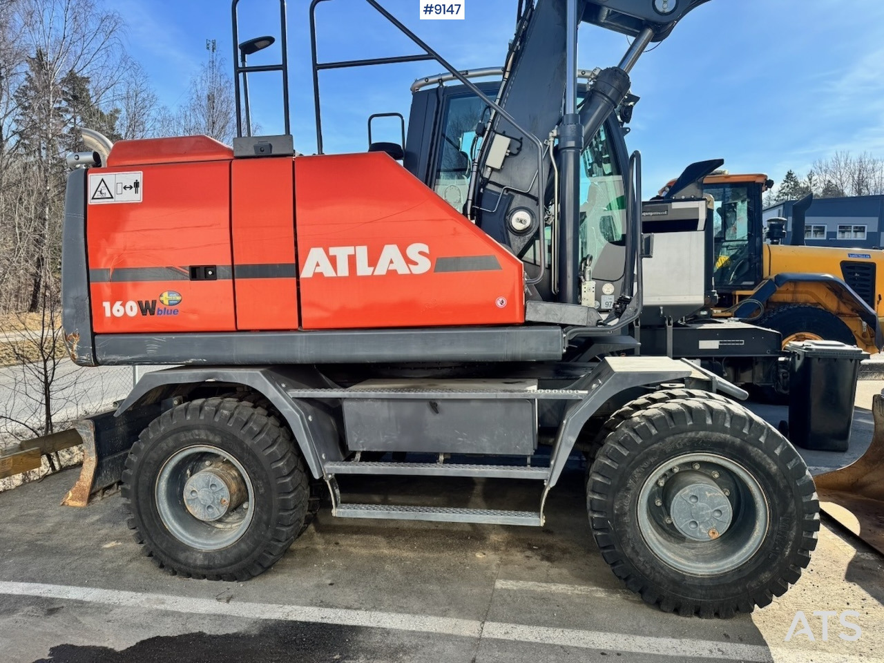 Wheeled excavator Atlas 160W - Τροχοφόρος εκσκαφέας: φωτογραφία 2 Wheeled excavator Atlas 160W - Τροχοφόρος εκσκαφέας: φωτογραφία 2