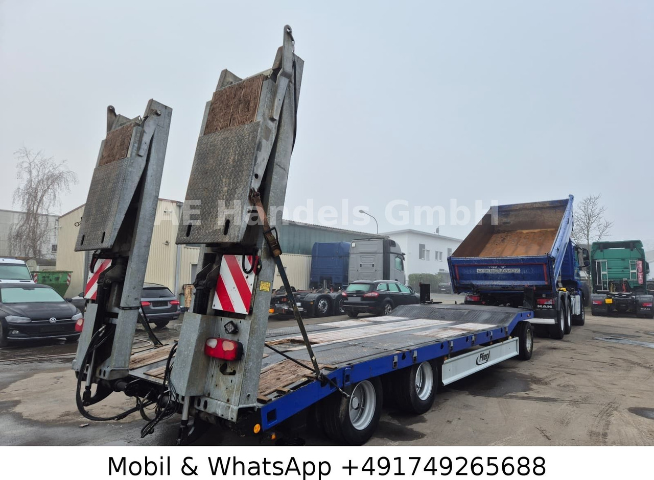 Fliegl DTS 300 Drehschemel Tieflader*Hydraulische Rampe - Ρυμούλκα με χαμηλό δάπεδο: φωτογραφία 4 Fliegl DTS 300 Drehschemel Tieflader*Hydraulische Rampe - Ρυμούλκα με χαμηλό δάπεδο: φωτογραφία 4