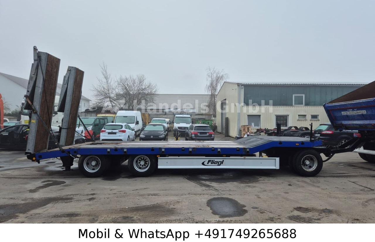 Fliegl DTS 300 Drehschemel Tieflader*Hydraulische Rampe - Ρυμούλκα με χαμηλό δάπεδο: φωτογραφία 2 Fliegl DTS 300 Drehschemel Tieflader*Hydraulische Rampe - Ρυμούλκα με χαμηλό δάπεδο: φωτογραφία 2