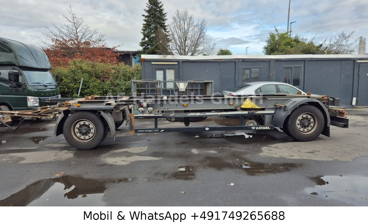 Kögel AW 18 BDF Drehschemel *Scheibenbremsen/Vollluft - Ρυμούλκα μεταφοράς εμπορευματοκιβωτίων/ Κινητό αμάξωμα: φωτογραφία 5 Kögel AW 18 BDF Drehschemel *Scheibenbremsen/Vollluft - Ρυμούλκα μεταφοράς εμπορευματοκιβωτίων/ Κινητό αμάξωμα: φωτογραφία 5